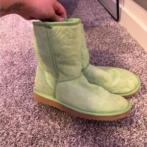 Lime green Uggs